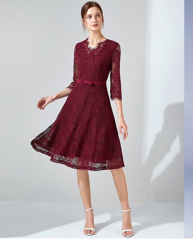 lace fabric dress