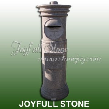 Stone Mailbox Post