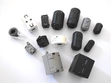 Clip On RFI EMI Noise Suppressor Ferrite Core