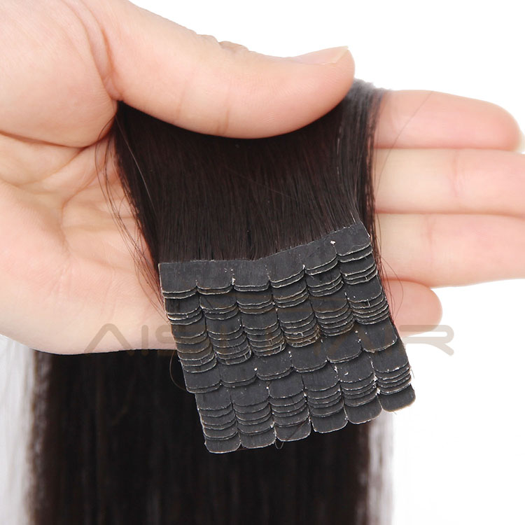 Aisi Hair 2018 Wholesale 10A Grade Brazilian Hair Extensions Tape Human Hair Extensions