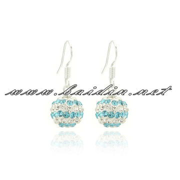 mixed color earring shamballa earring dropping