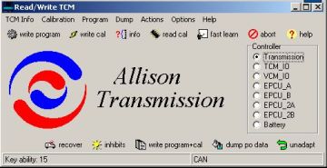 Allison TCM Reflash V2.4 (02.2011)