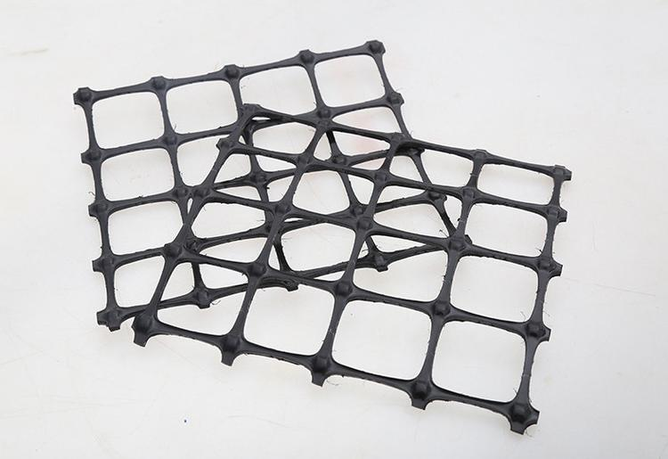 PP Biaxial البلاستيك الهندسة المدنية البناء geoGrid