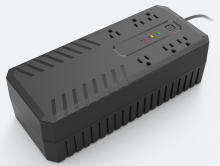 Offline UPS 500VA | CPU Controlled & Wide Voltage Range | Home/Office Backup Power Supply Auto-Restart & Battery Protection