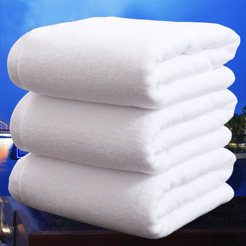 Thickening Soft Bath Towel Adult Cotton Solid White Towel High Quality Hotel Bathroom Bath Towel