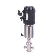 Stainless Steel Sanitary Flow Regulating Valves with Intelligent Pneumatic Control