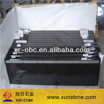 home marble black stone stair granite step