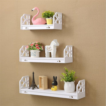 Scrollwork Design Floating Shelves