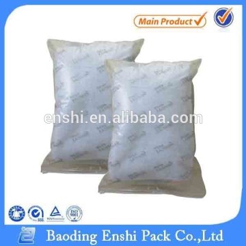 Recyclable custom PVC zipper clear bedding item bag