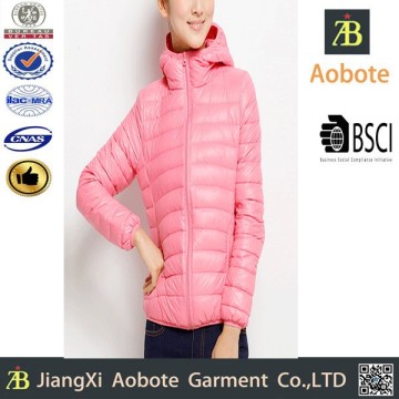 2015 New Arrival Women Down Nylon Taffeta Jacket