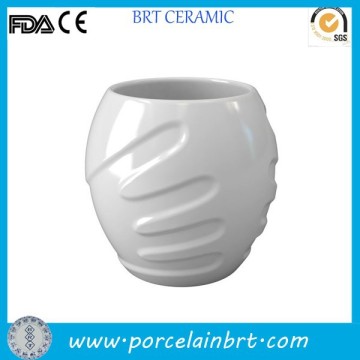 Ceramic palm insulating Hug Mug