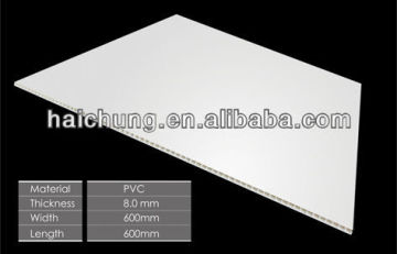 piso del pvc placa de techo