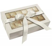 Good looking cardboard chocolate box with plastic tray