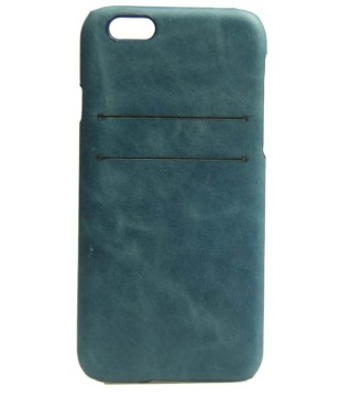 first layer cow genuine leatehr backcover For Iphone 6 Card Back Hard Case