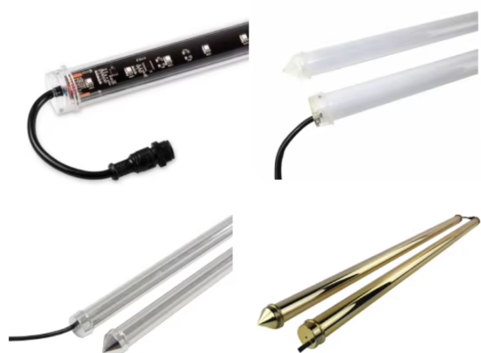 gold led 3d tube gold led 3d tube