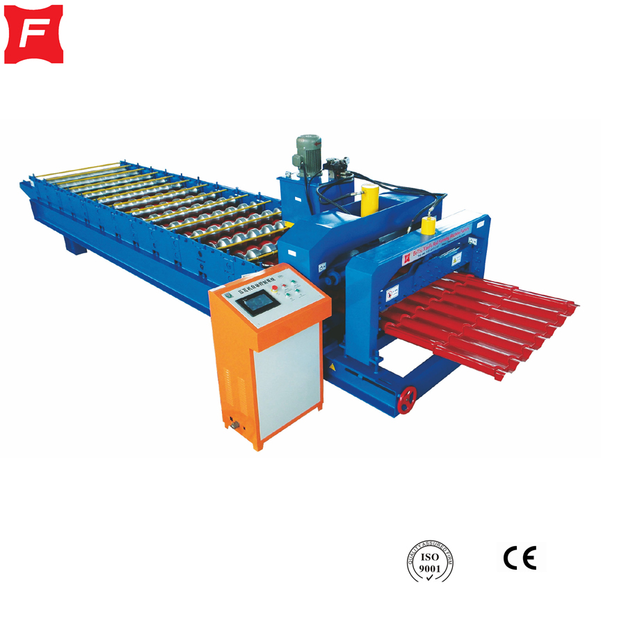 European style Roof Glazed Tile Roll Forming Machine