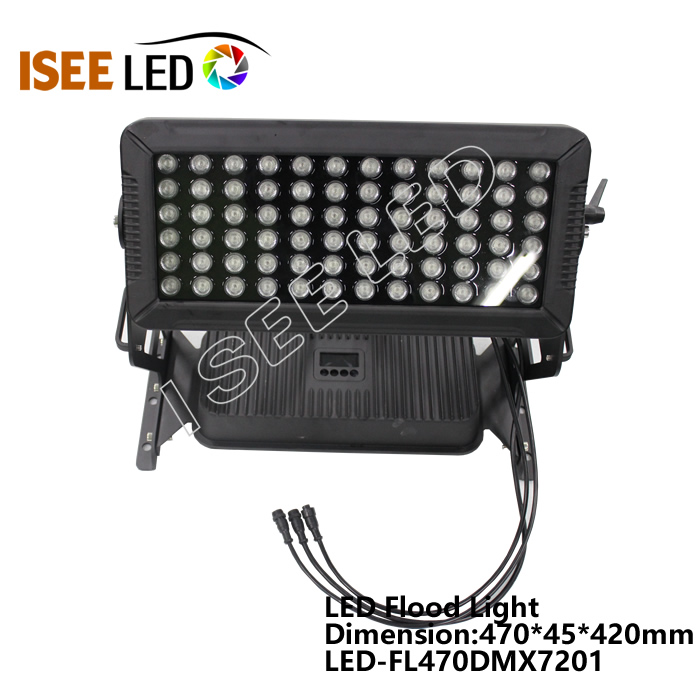 144W მისამართით DMX LED წყალდიდობის მსუბუქი პროფილი