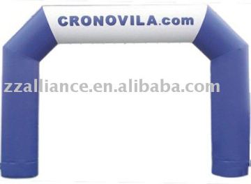 Inflatable advertisement arch archway door