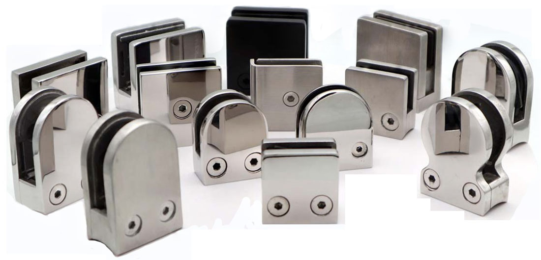 Регулируемые стеклянные зажимы Adjustable Glass Clamps