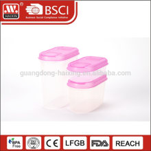 Unique Kitchen Tea Coffee Sugar Plastic Canister Sets With Lid