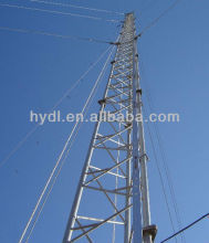 guyed mast tubular steel telecom tower