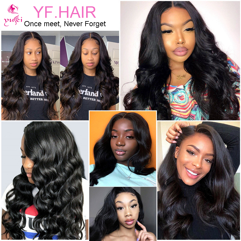 Cuticle Aligned Virgin Indian Hair Raw Unprocessed Lace Frontal Wig Body Wave For Black Women Human Hair Lace Front Wigs