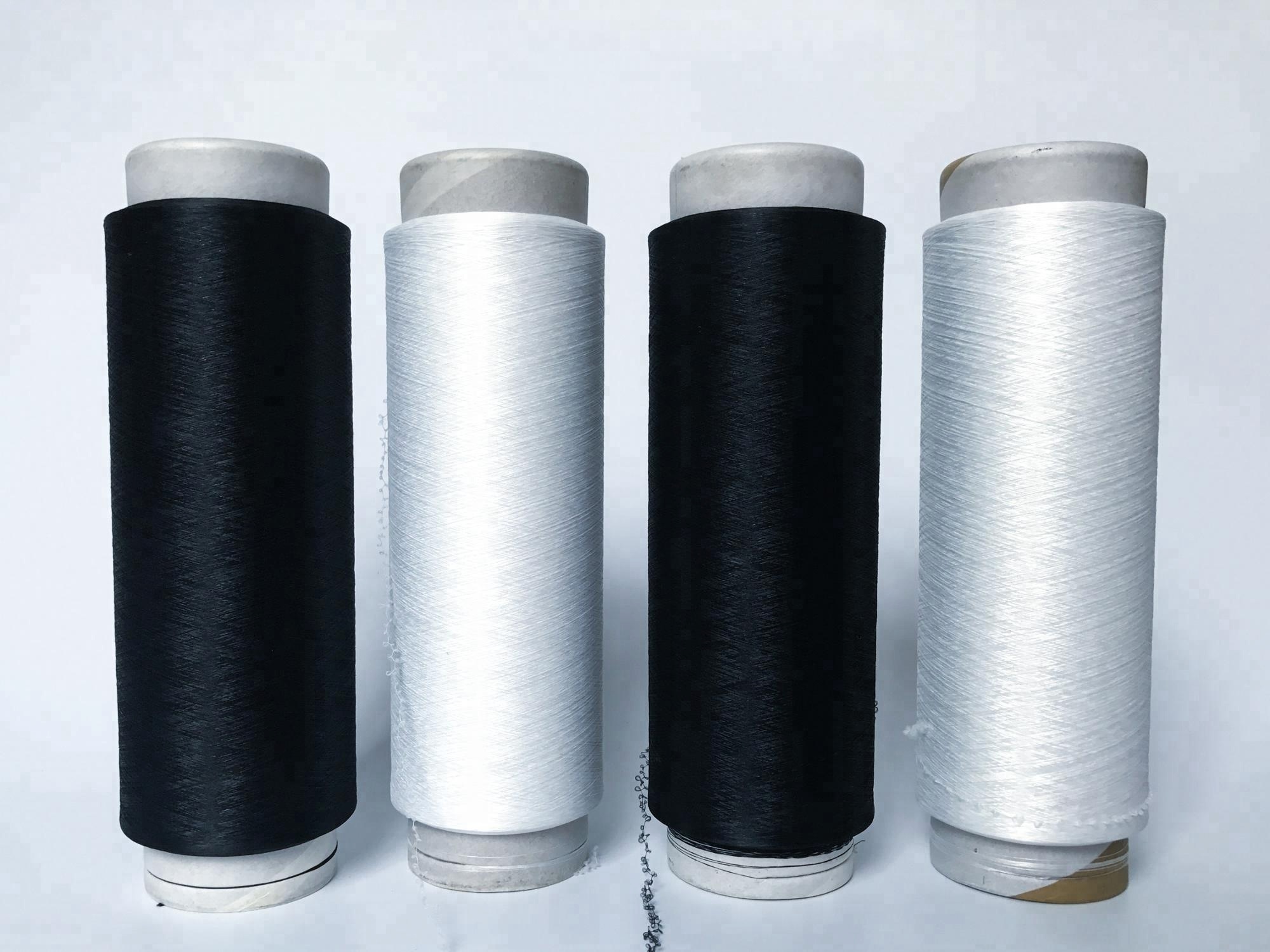 Quality colors black nylon spandex covered yarn for socks production