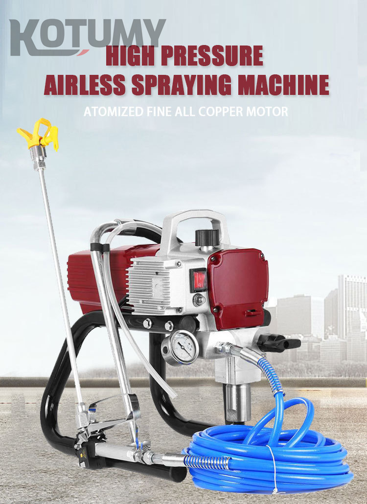 110V 220V Wall Spraying Machine Latex Paint Paint Coating Airless Spraying Machine