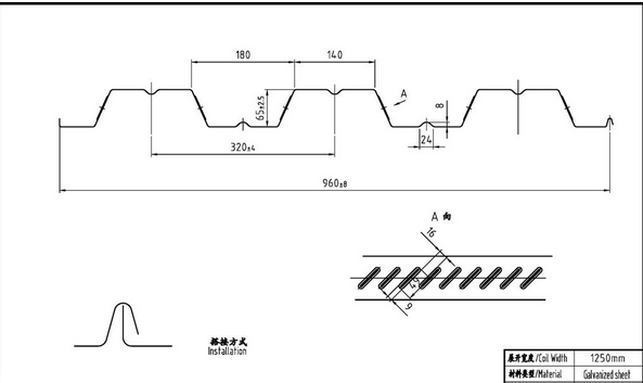 Floor deck drawing