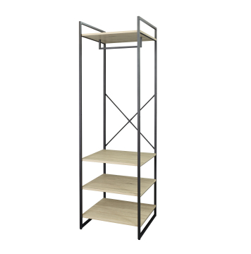 Oak 3-Layer Bedroom Wardrobes for Enhanced Storage Solutions