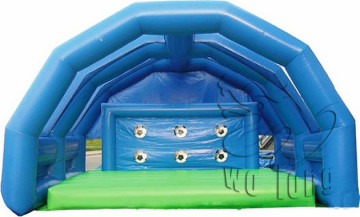 custom exciting inflatable sports game, commercial Inflatable Football Shooting