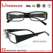 FONHCOO Top Grade Promotion Custom Logo Rhinestone Plastic Reading Glasses