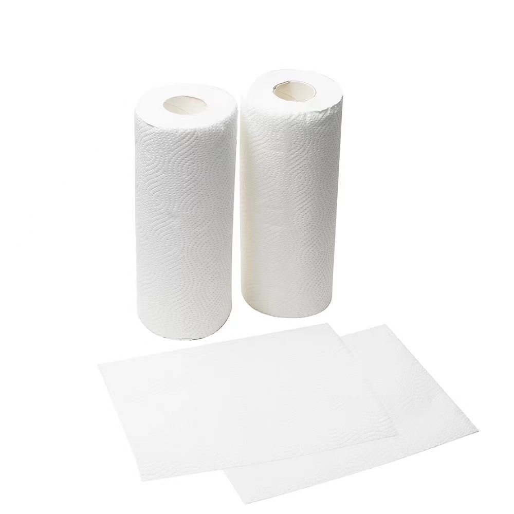 Toalhas de papel limpo de cozinha 100% virgem