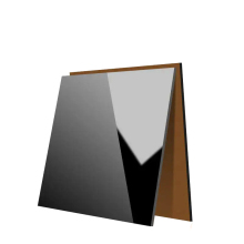 Black Mirror Acrylic Sheets 1mm-8mm Thick Black Perspex Sheets
