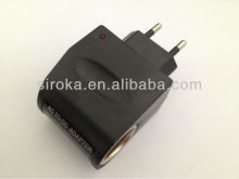 Universal EU plug car charger adapter AC/DC converter