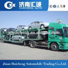 2 axles car carrier semi trailer for car transportation