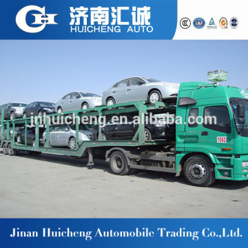2 axles car carrier semi trailer for car transportation