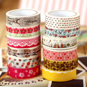 free sample DIY christmas decorative lovely novelty washi glitter tape kikusui