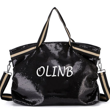 Fashion Holographic Glitter Sequin Shinny Tote Hand Bag