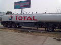 3 gandar tangki ADR semi-trailer desain untuk TOTAL grup