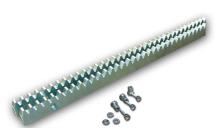 gear racks with mounting screws for sliding doors