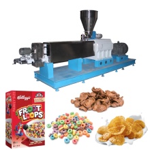 Extrusion Breakfast Cereal Corn Flakes Flex Making Machine