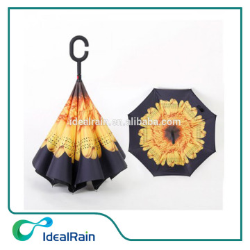 Girl lover print waterproof reverse inside out umbrella
