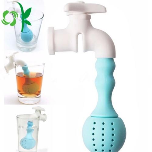 SIlicone kran Tea Infuser Ball för lösa blad