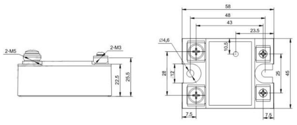 Low Forward Voltage Solid State Relay SSR HD6025