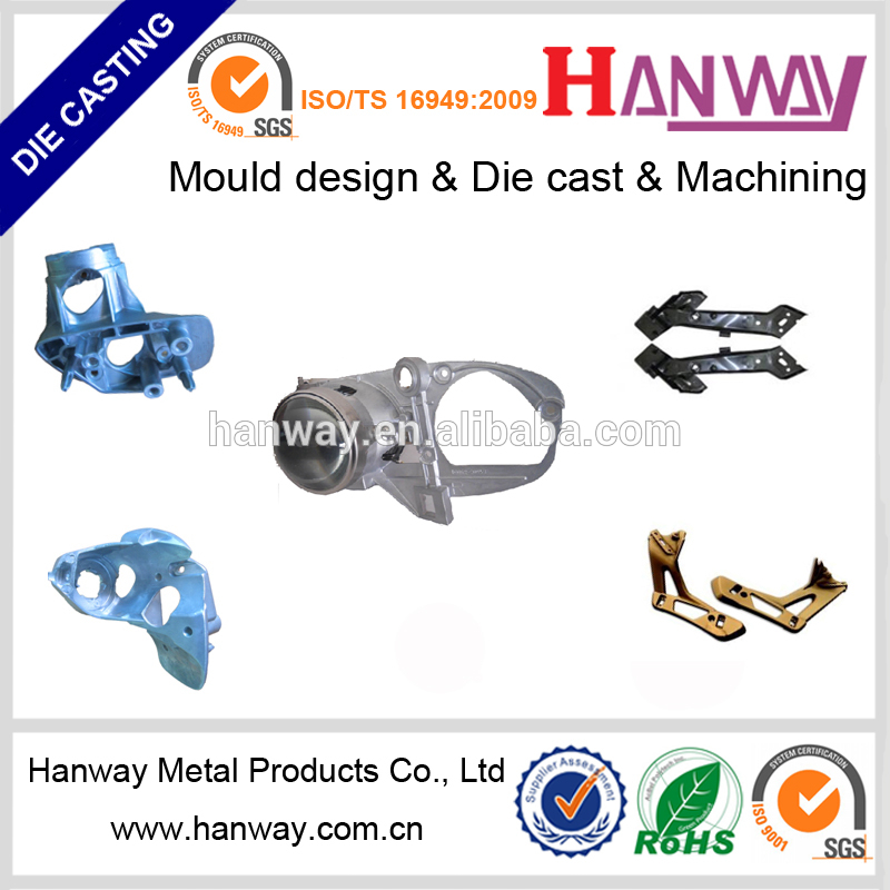 OEM CNC service aluminum die casting motorcycle led headlight housing die cast aluminum for led light housing