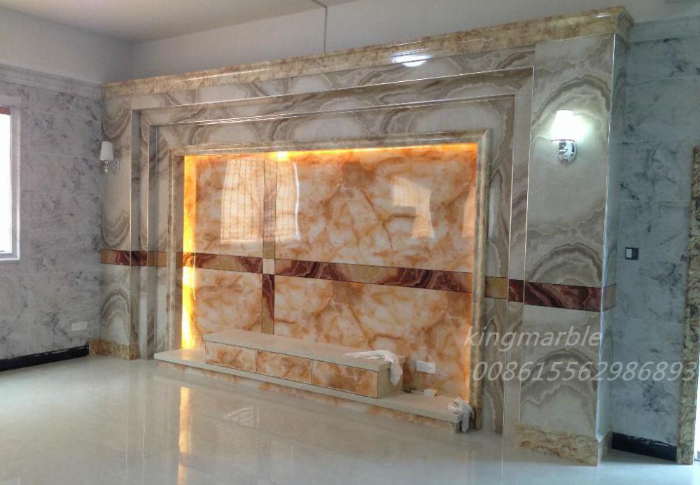 The latest design ceiling of pvc marble panel