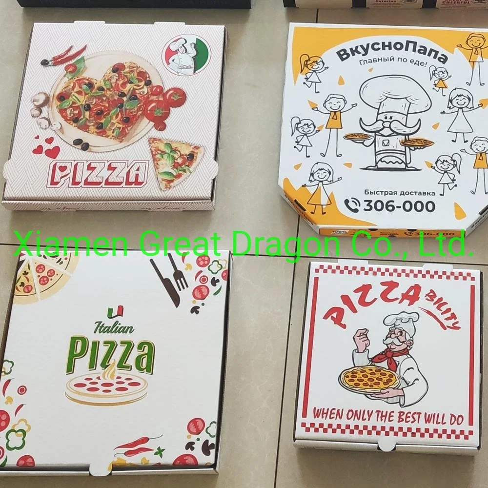 Take out Pizza Delivery Box with Custom Design Hot Sale (PZ2009222010)