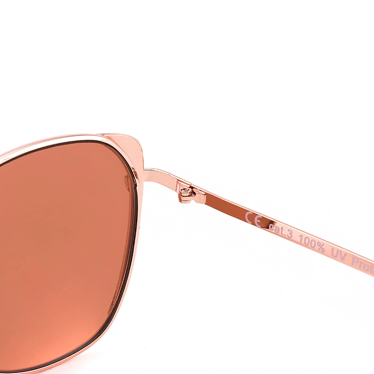 2021 Lovely Pink Mirror Fashion Design Sunglasses with Painting