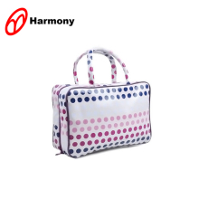 Showcase custom printing hanging big cosmetic make up bag